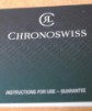 Chronoswiss libretto di garanzia depoca